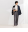 ウォッシャブル裏起毛イージーワイドパンツ