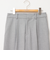 ウォッシャブル裏起毛タックスリムパンツ