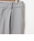 ウォッシャブル裏起毛タックスリムパンツ