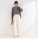 ウォッシャブルウール調愛されイージーワイドパンツ