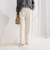 ウォッシャブルウール調愛されイージーワイドパンツ
