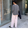 ウォッシャブルウール調愛されイージーワイドパンツ