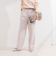ウォッシャブルウール調愛されイージーワイドパンツ