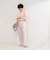 ウォッシャブルウール調愛されイージーワイドパンツ