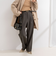 ウォッシャブルウール調愛されイージーワイドパンツ
