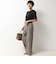 《セットアップ対応》ストレッチツイルワイドパンツ