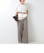 《セットアップ対応》ストレッチツイルワイドパンツ