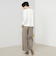 《セットアップ対応》ストレッチツイルワイドパンツ