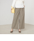 《セットアップ対応》ストレッチツイルワイドパンツ