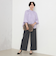 《セットアップ対応》ストレッチツイルワイドパンツ