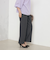 《セットアップ対応》ストレッチツイルワイドパンツ