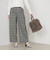 《セットアップ対応》ストレッチツイルワイドパンツ