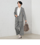 《セットアップ対応》ストレッチツイルワイドパンツ