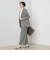 《セットアップ対応》ストレッチツイルワイドパンツ
