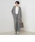 《セットアップ対応》ストレッチツイルワイドパンツ