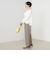 《セットアップ対応》ウォッシャブルダブルクロスブラウス