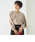 《セットアップ対応》ウォッシャブルダブルクロスブラウス