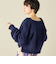 《手洗い可能》《アンサンブル対応》プレミアムヘアリークロップドクルーネックカーディガン