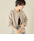 《手洗い可能》《アンサンブル対応》プレミアムヘアリークロップドクルーネックカーディガン