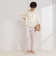 ウォッシャブルウール調サージテーパードパンツ
