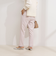 ウォッシャブルウール調サージテーパードパンツ