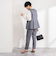 《セットアップ対応》バーズアイペプラムジレ