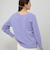 カシミヤ混ヘアリー2WAYプルオーバーニット