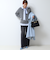 カシミヤ混ヘアリー2WAYプルオーバーニット