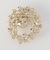 パールリースブローチ