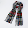 【TWEEDMILL/ツイードミル】チェック柄ストール