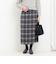 起毛ソフトチェックスカート