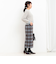 起毛ソフトチェックスカート