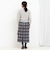 起毛ソフトチェックスカート