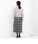 起毛ソフトチェックスカート