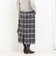 起毛ソフトチェックスカート
