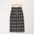 起毛ソフトチェックスカート