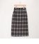 起毛ソフトチェックスカート