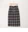 起毛ソフトチェックスカート