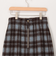起毛ソフトチェックスカート