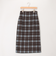 起毛ソフトチェックスカート