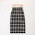 起毛ソフトチェックスカート