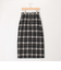 起毛ソフトチェックスカート