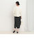 《セットアップ対応》エステルニットドットスカート