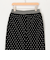 《セットアップ対応》エステルニットドットスカート