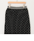 《セットアップ対応》エステルニットドットスカート