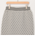 《セットアップ対応》エステルニットドットスカート