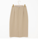 《セットアップ対応》ウォッシャブルツイルタイトスカート