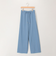 サイドラインデニムワイドパンツ