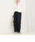 サイドラインデニムワイドパンツ