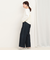 サイドラインデニムワイドパンツ